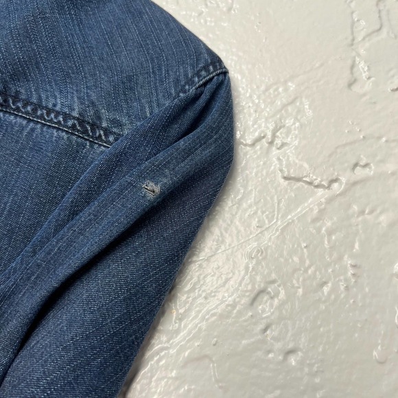 Rails Remi Dark Vintage Wash Western Denim Button Down Size S - Picture 6 of 9